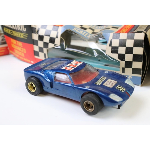 296 - Nine boxed Scalectrix slot cars to include 4 x Race Tuned (C16 Ferrari P4, C9 Ferrari GP, C77 Ford G... 