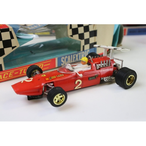 296 - Nine boxed Scalectrix slot cars to include 4 x Race Tuned (C16 Ferrari P4, C9 Ferrari GP, C77 Ford G... 