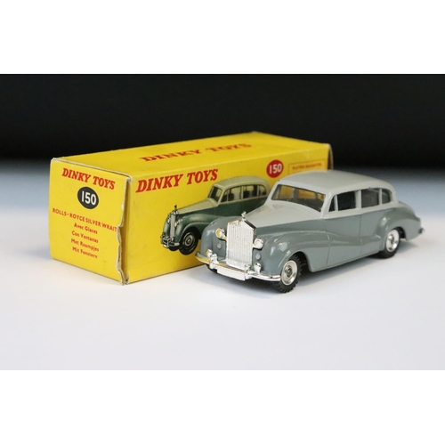 1371 - Two boxed Dinky diecast models to include French 24Z Simca Versailles in pale blue with off white ro... 