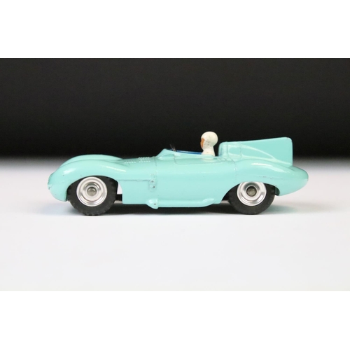 1374 - Two boxed / cased Dinky diecast models to include 238 Jaguar Type D Racing Car in turquoise with dri... 