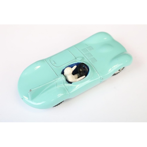 1374 - Two boxed / cased Dinky diecast models to include 238 Jaguar Type D Racing Car in turquoise with dri... 