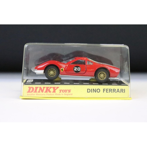 1374 - Two boxed / cased Dinky diecast models to include 238 Jaguar Type D Racing Car in turquoise with dri... 