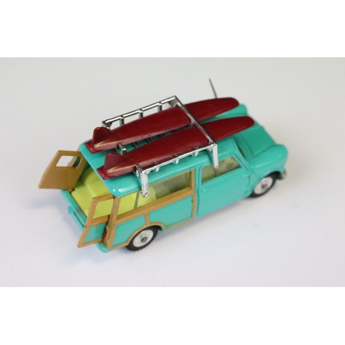 1376 - Two boxed Corgi diecast models to include 485 Surfing with the BMC Mini Countryman with 2 x boards, ... 