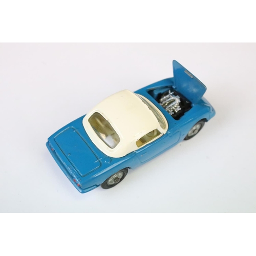 1377 - Boxed Corgi 319 Lotus Elan Coupe, in blue, white roof (diecast gd-vg, light paint chipping to edges;... 