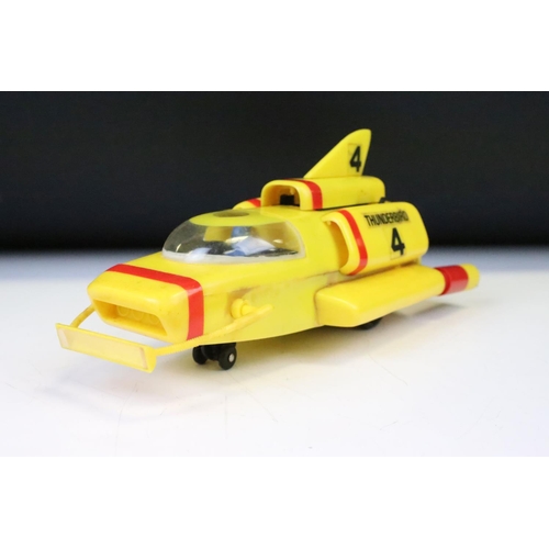 1378 - Boxed RJ Rosenthal battery operated Thunderbirds T4 model, ina  good play worn condition with gd box