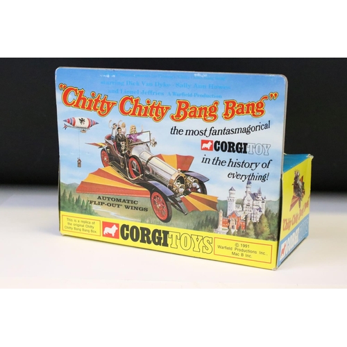 1381 - Boxed Corgi 98751 Chitty Chitty Bang Bang diecast model, complete with all 4 x figures, ex