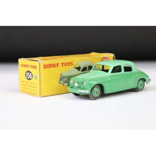 1382 - Two boxed Dinky diecast models to include 107 Sunbeam Alpine Sports in cerise, with driver, and 156 ... 