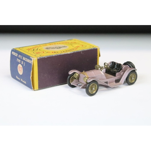 1386 - Ten boxed Matchbox Models of Yesteryear diecast models to include Y-15 Rolls Royce Silver Ghost, Y-1... 