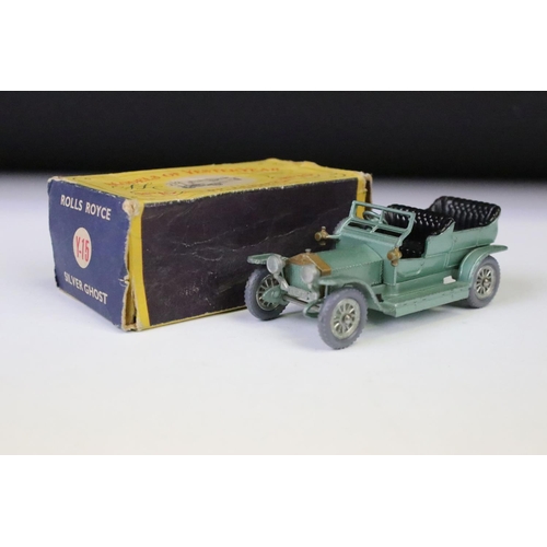 1386 - Ten boxed Matchbox Models of Yesteryear diecast models to include Y-15 Rolls Royce Silver Ghost, Y-1... 