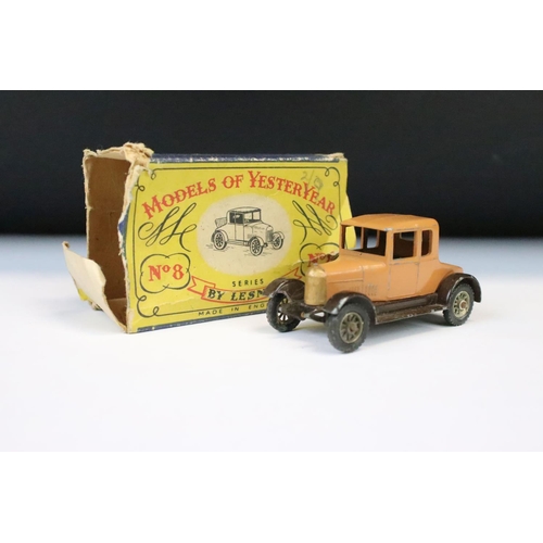 1387 - 11 Boxed Matchbox Models of Yesteryear diecast models to include Y-8 New Model - 1914 Sunbeam Motor ... 