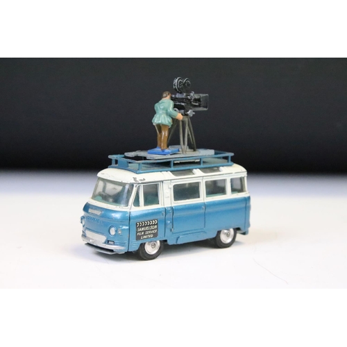 1302 - Nine mid 20th C play worn TV camera crew related diecast models to include Corgi Tour de France Rena... 