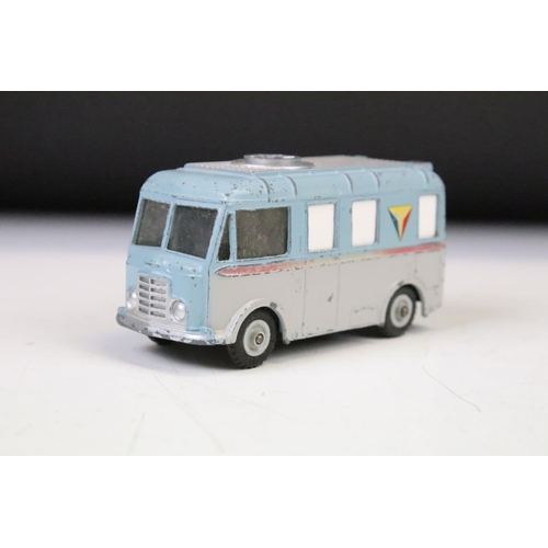 1302 - Nine mid 20th C play worn TV camera crew related diecast models to include Corgi Tour de France Rena... 