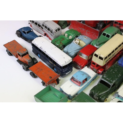 1306 - 37 Mid 20th C play worn diecast models to include Dinky & Corgi, featuring Dinky Chrysler, Dinky Stu... 