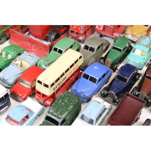 1306 - 37 Mid 20th C play worn diecast models to include Dinky & Corgi, featuring Dinky Chrysler, Dinky Stu... 