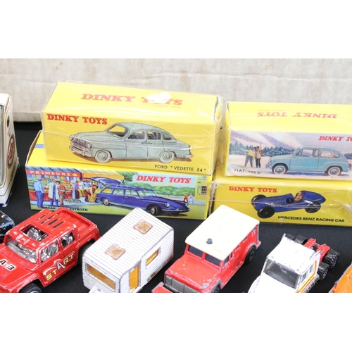 1223 - 10 Boxed/cased diecast models to include 4 x Atlas Dinky, 4 x Batman Automobile Collection etc plus ... 