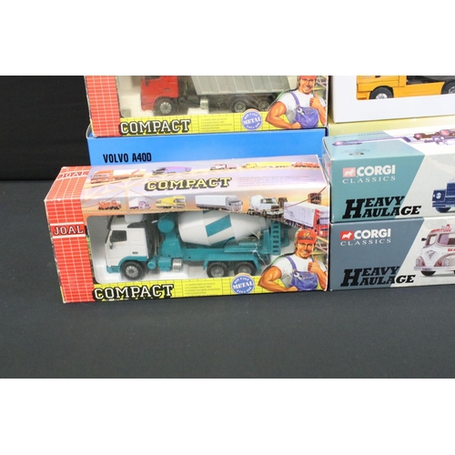 1226A - 12 Boxed Haulage and Construction diecast models to include Volvo A40D, 4 x Corgi Heavy Haulage, 4 x... 