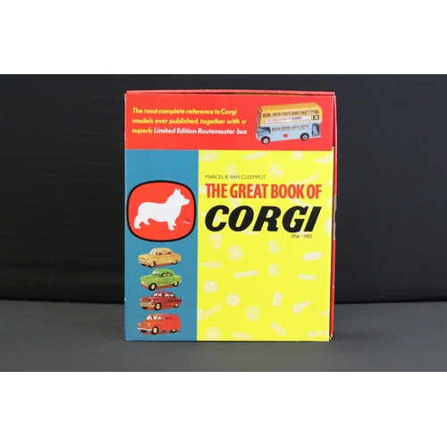 The Great Book of Corgi 1956 - 1983 by Marcel R.Van Cleemput, with ltd edn  Routemaster bus diecast m