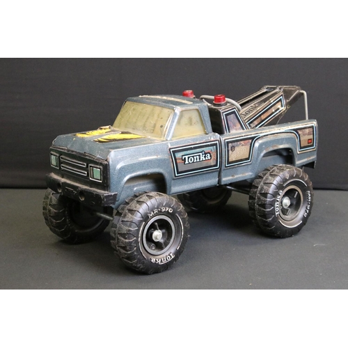 1234 - Large collection of play worn diecast, tin plate and plastic models mainly circa 1980s, includes Mat... 