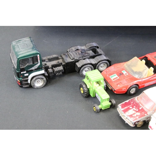 1239 - Over 100 diecast models, featuring mid 20th C examples, includes Corgi, Dinky, Majorette, ERTL & Mat... 