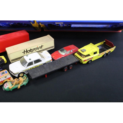 1244 - Around 130 diecast models, featuring a small quantity of mid 20th C examples, includes Corgi, Matchb... 