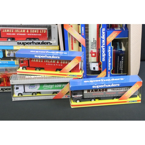 1245 - 21 Boxed Corgi Superhaulers diecast models to include 59515, 59548, 59509, TY86644, TY86662, etc. Di... 