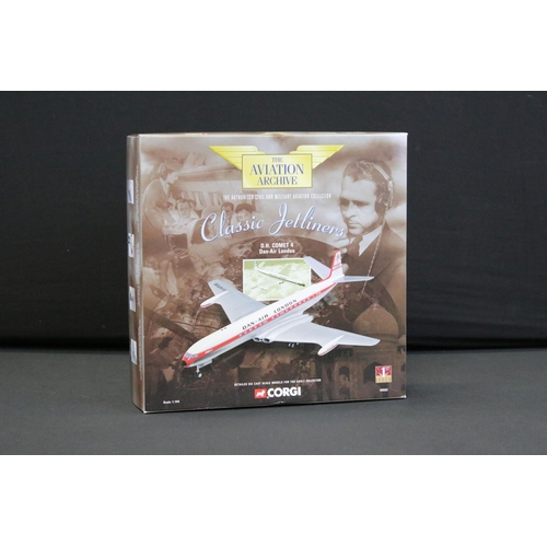 1204A - Three boxed Corgi The Aviation Archive 1:144 diecast models to include 48502 Classic Jetliners - D.H... 