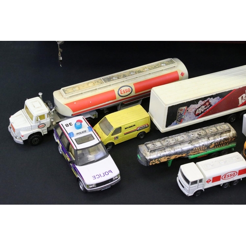 1248 - Collection of over 80 diecast models to include Matchbox, Corgi, Mattel Hot Wheels & Lledo examples,... 