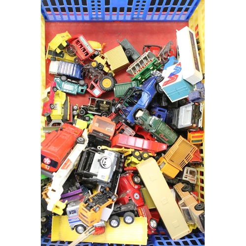 1248 - Collection of over 80 diecast models to include Matchbox, Corgi, Mattel Hot Wheels & Lledo examples,... 