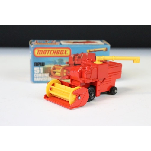 1334 - 12 Boxed Matchbox 75 Series diecast models to include 73 Model 'A' Ford, 46 Ford Tractor & Harrow, 2... 