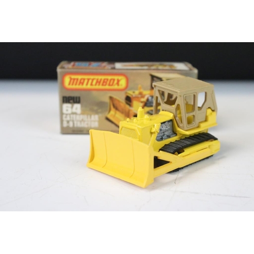 1334 - 12 Boxed Matchbox 75 Series diecast models to include 73 Model 'A' Ford, 46 Ford Tractor & Harrow, 2... 