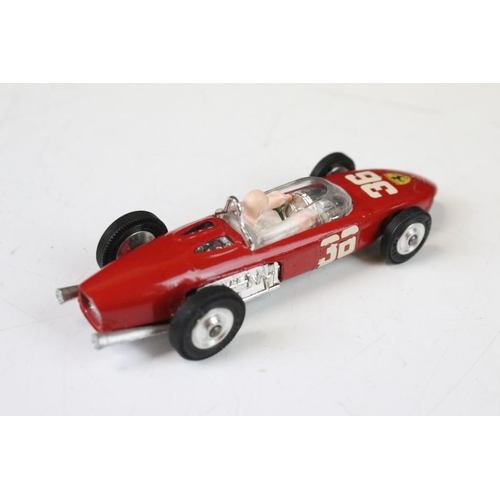 1338 - Three boxed Corgi F1 diecast models to include 154 Ferrari Racing Car, 155 Lotus Climax and 156 Coop... 