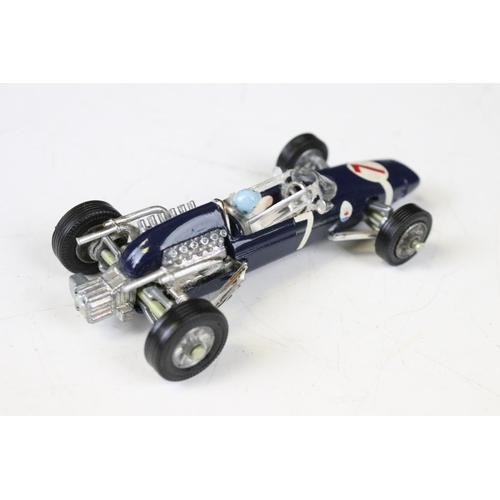 1338 - Three boxed Corgi F1 diecast models to include 154 Ferrari Racing Car, 155 Lotus Climax and 156 Coop... 