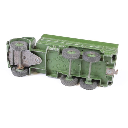 1340 - Five boxed Dinky diecast models to include 622 10-Ton Army Truck, 27K - 324 Hay Rake, 321 Massey-Har... 