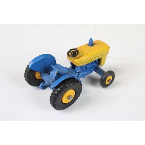 1341 - Eight boxed Matchbox diecast models to include Matchbox King Size K-11 Fordson Tractor and Farm Trai... 