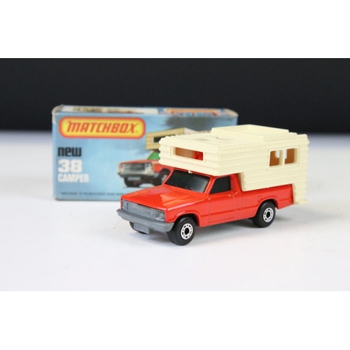 1342 - 12 Boxed Matchbox 75 Series diecast models to include 44 Passenger Coach, 58 Faun Dump Truck, 14 Pet... 