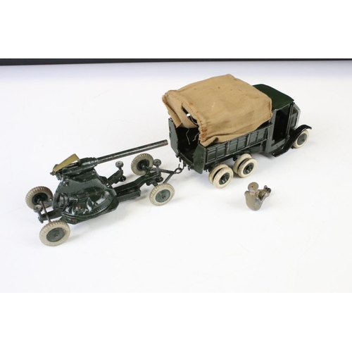 1346 - Two boxed Britains military diecast models / model sets to include 1832 10-Wheel Lorry And 2-Pounder... 