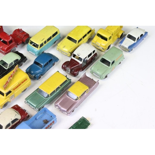 1295 - 24 Mid 20th C Matchbox Lesney 75 Series diecast models, mainly road examples showing play wear with ... 