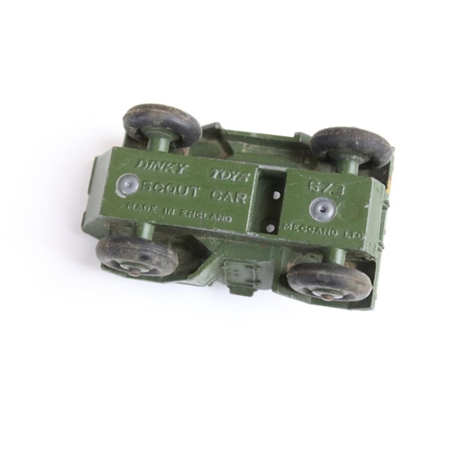 1301 - Around 27 mid 20th C. play worn military diecast models, to include Corgi, Dinky, Matchbox, Lone Sta... 