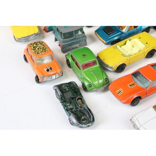 1363 - 24 Mid 20th C onwards play worn diecast / plastic models to include boxed Corgi 319 Lotus Elan Coupe... 