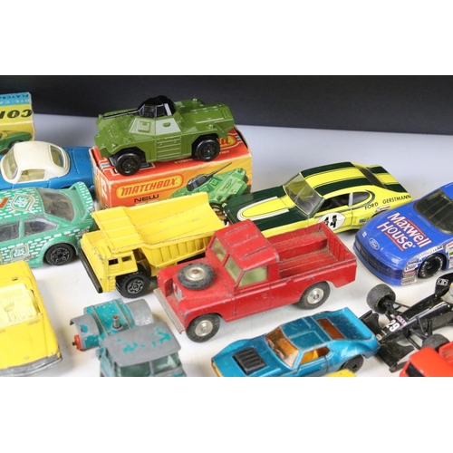 1363 - 24 Mid 20th C onwards play worn diecast / plastic models to include boxed Corgi 319 Lotus Elan Coupe... 