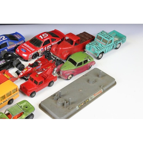 1363 - 24 Mid 20th C onwards play worn diecast / plastic models to include boxed Corgi 319 Lotus Elan Coupe... 