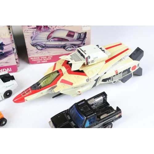 1410 - Transformers - Four original Hasbro Takara Transformers to include Jetfire plus 2 x boxed Bandai Rob... 