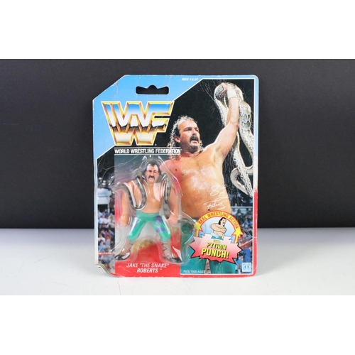 1426 - WWF / WWE Wrestling - Four carded Hasbro WWF figures to include Million Dollar Man Ted Dibiase, Brut... 