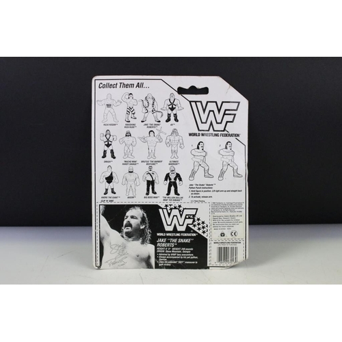 1426 - WWF / WWE Wrestling - Four carded Hasbro WWF figures to include Million Dollar Man Ted Dibiase, Brut... 