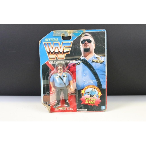 1426 - WWF / WWE Wrestling - Four carded Hasbro WWF figures to include Million Dollar Man Ted Dibiase, Brut... 