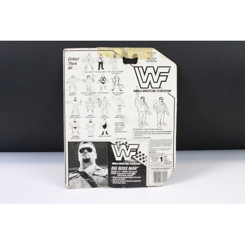 1426 - WWF / WWE Wrestling - Four carded Hasbro WWF figures to include Million Dollar Man Ted Dibiase, Brut... 