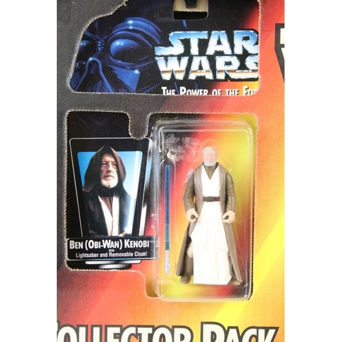 1405 - Star Wars - Two Kenner Star Wars Collector Packs each containing 3 x carded figures to include 69701... 