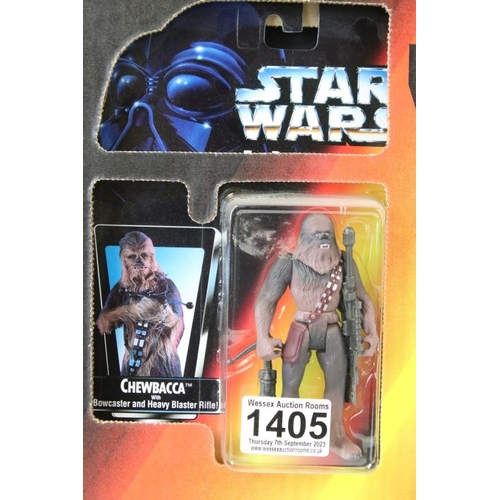 1405 - Star Wars - Two Kenner Star Wars Collector Packs each containing 3 x carded figures to include 69701... 