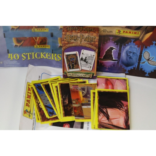 228 - Three Panini Harry Potter sticker albums to include Harry Potter And The Philosopher's Stone (partly... 