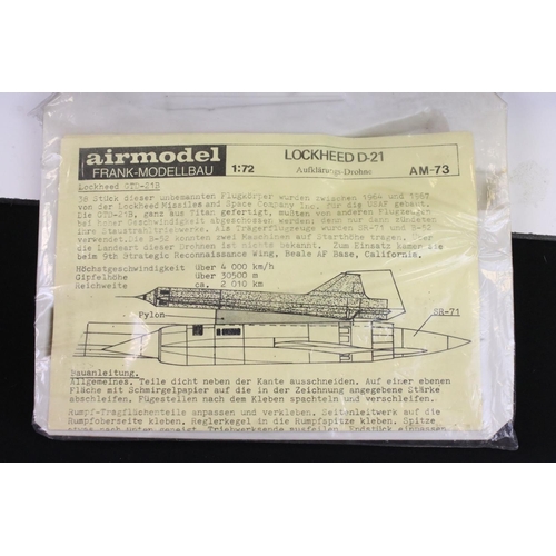 339 - Quantity of plastic model kits accessories to include Weston Toy Co, Rare Plane Vacforms, Brassin et... 